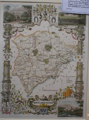 Image for ORIGINAL ENGRAVED MAP OF RUTLANDSHIRE. From “The English Counties Delineated”. Or, A Topographical Description of England.