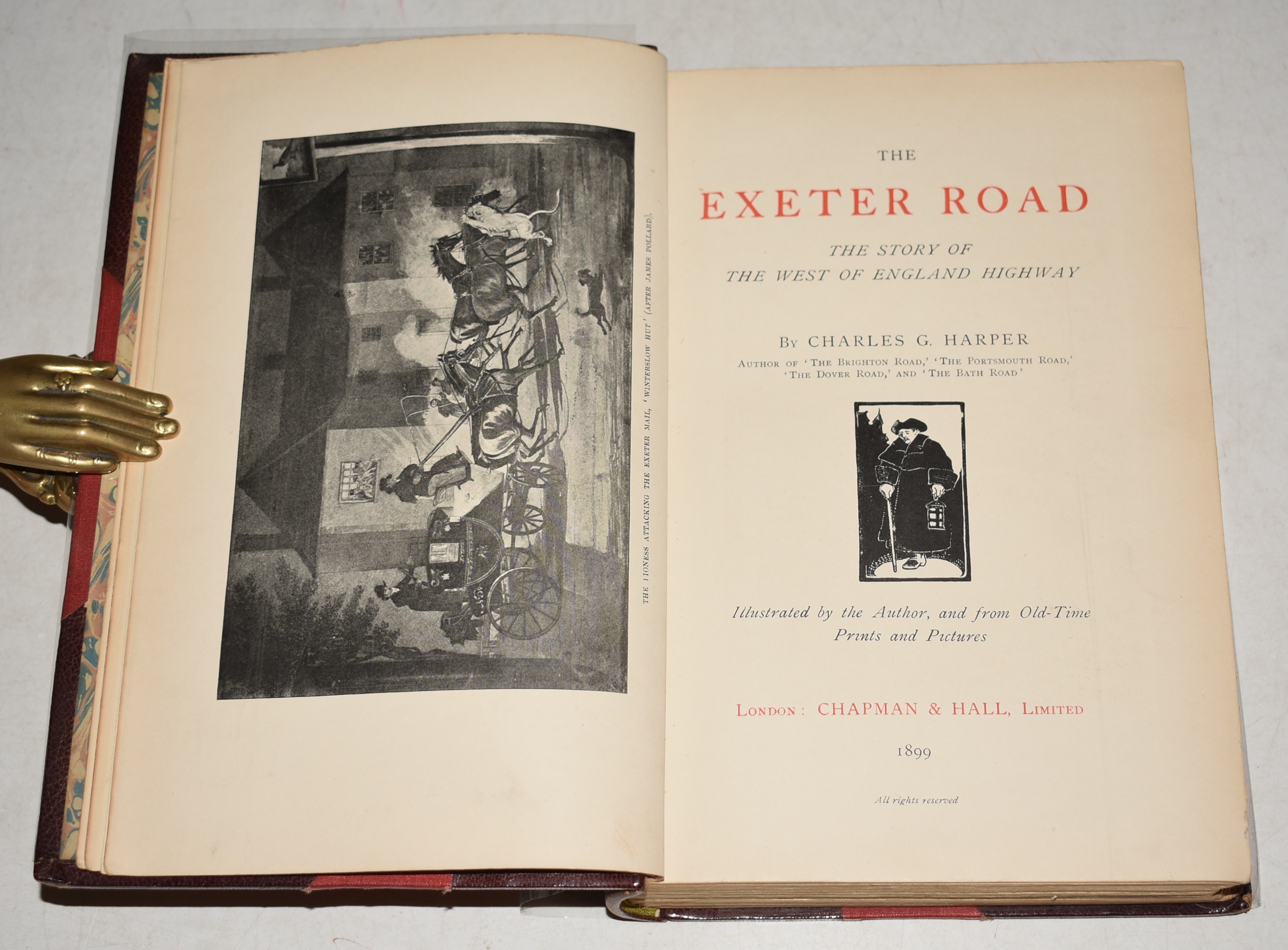 The Exeter Road. The Story of The West of England Highway. Illustrated ...