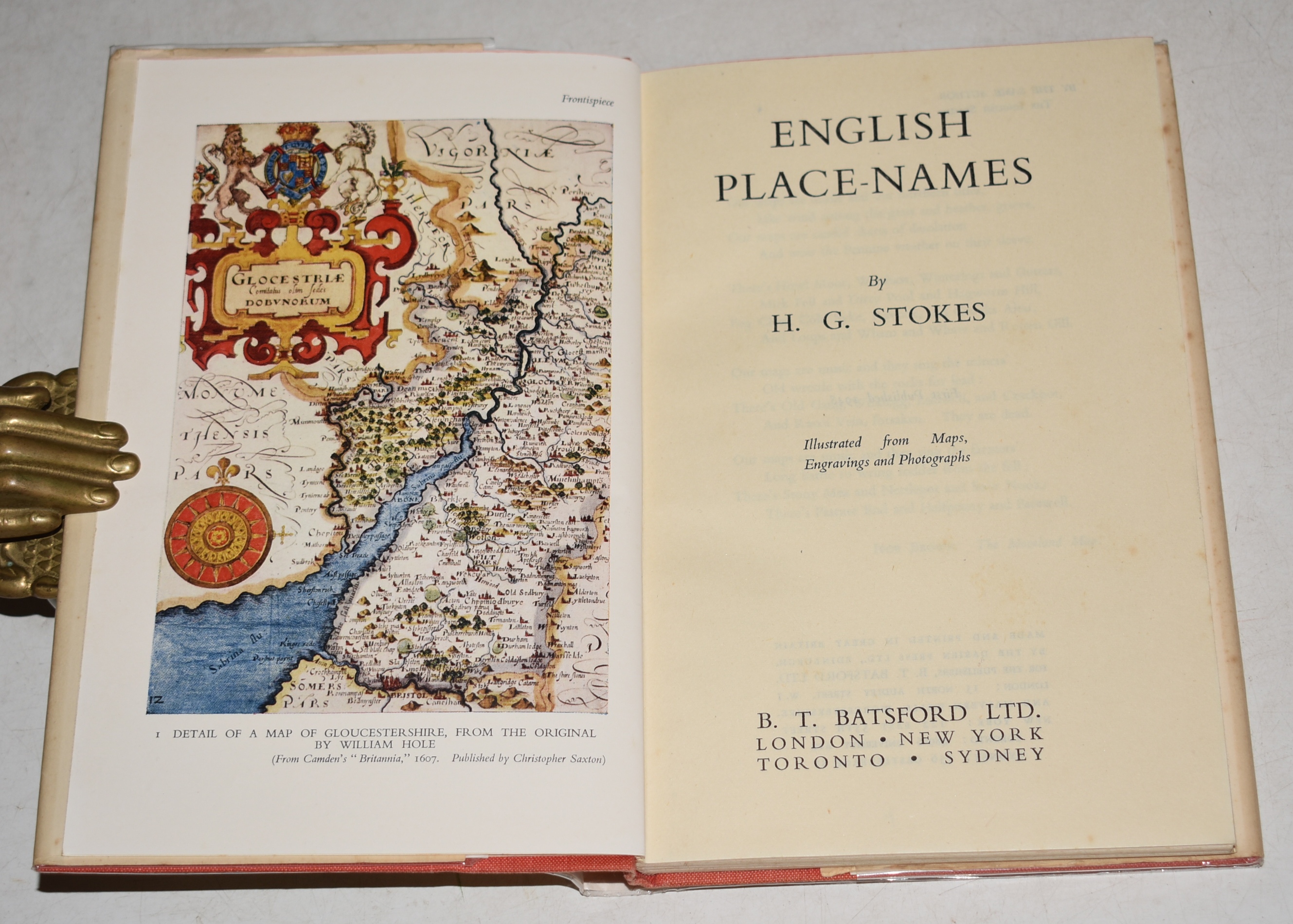 English Place-Names Illustrated from Maps, Engravings and Photographs.