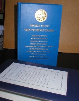 The Trumpet-Major. This Special Edition has been produced for Eldridge Pope & Co. Ltd. Brewers of Dorchester to Commemorate the official opening of" The Trumpet Major" Inn by the RT. Hon. Harold Macmillan on July 8th 1968, During the Thomas Hardy Festival. Image for The Trumpet-Major. This Special Edition has been produced for Eldridge Pope & Co. Ltd. Brewers of Dorchester to Commemorate the official opening of" The Trumpet Major" Inn by the RT. Hon. Harold Macmillan on July 8th 1968, During the Thomas Hardy Festival.