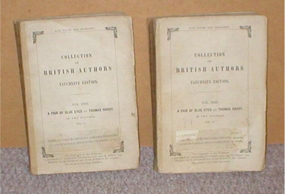 Image for A Pair of Blue Eyes Collection of British Authors ( Two Volume Set ).