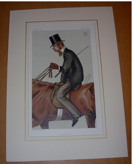 Image for ORIGINAL LITHOGRAPH by SPY: HENRY THOMAS FOLEY, 5th Baron Foley “a liberal peer”. 2/12/1882. (Politics)