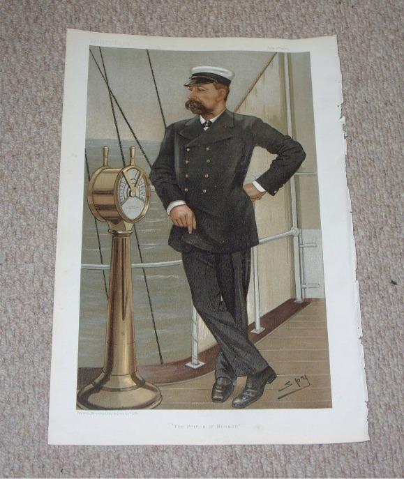 Image for “The Prince of Monaco”. ORIGINAL LITHOGRAPH by Spy. Princes.- No.XXII. The Prince of Monaco