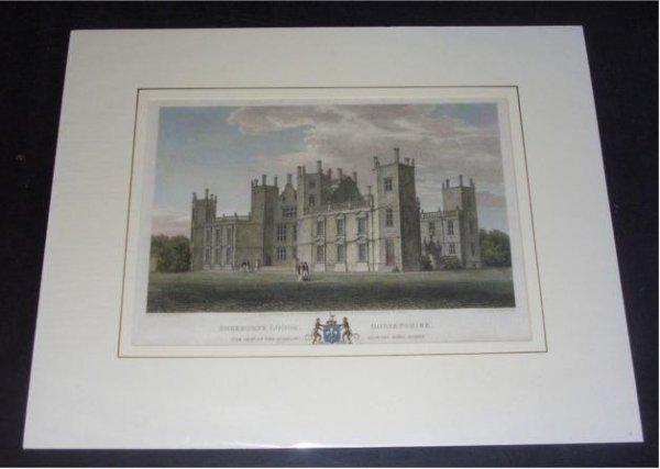 Image for Attractive original engraved view of SHERBORNE LODGE, DORSETSHIRE. The Seat of The Rt. Hon. Edward Earl Digby. From: HUTCHINS' "History of Dorset". 2nd. edition. Drawn by J. Buckler and engraved by George Cooke.