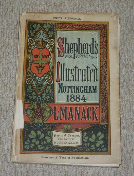 Image for Shepherd’s Illustrated Almanack and Diary. Illustrated Nottingham Town and County. 1884.