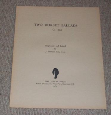 Image for Two Dorset Ballads. C.1700.