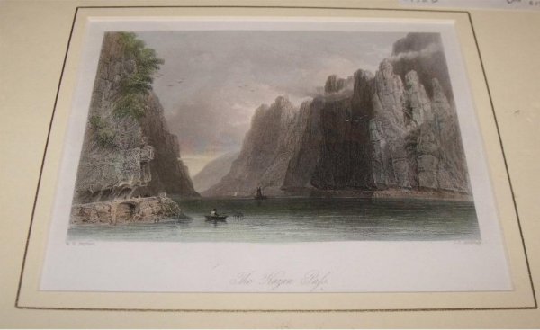 Image for Attractive original steel engraving of the Kazan Pass. From “The Beauties of the Bosphorus”.