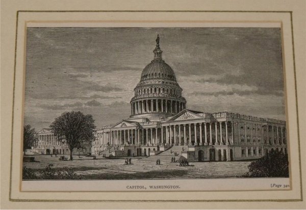 Image for Capitol, Washington. From Illustrated London News.