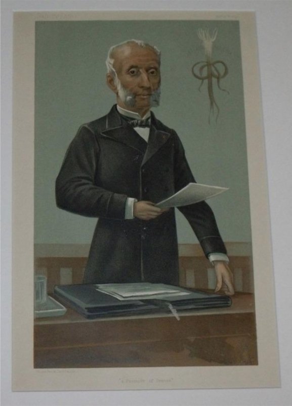 Image for “a Premiere of France” Vanity Fair. Jan 27. 1898.