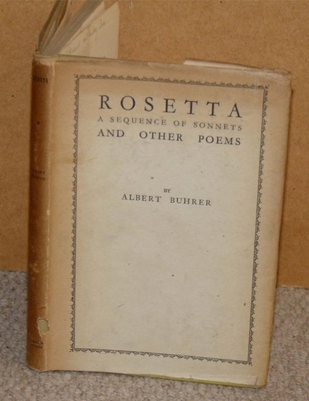 Image for Rosetta A Sequence of Sonnets and Other Poems. Signed dedicated copy.