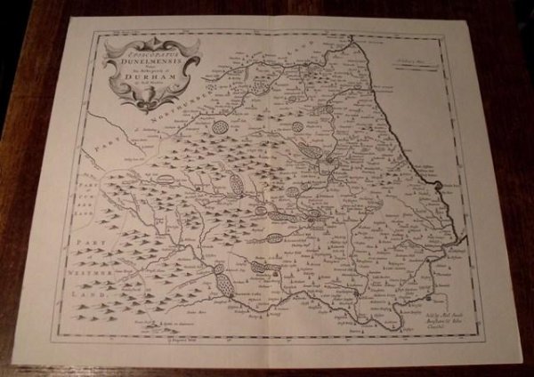 Image for Map of Durham. Episcopatus Dunelmensis Vulgo The Bishoprick of Durham.