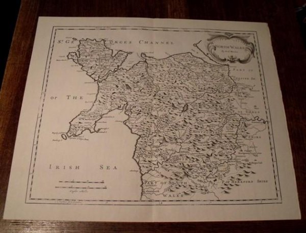 Image for Map of North Wales.