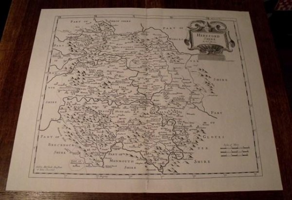 Image for Map of Herefordshire.