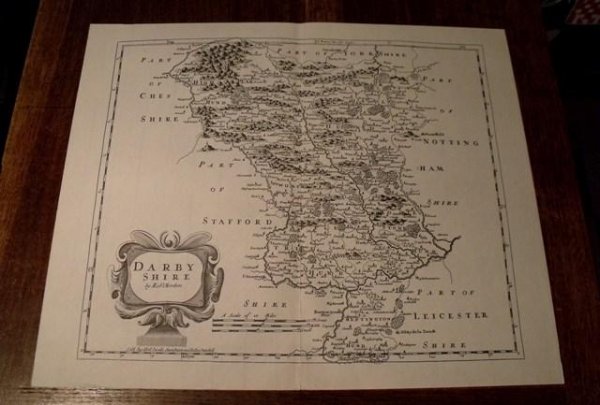 Image for Map of Darbyshire.