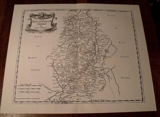 Image for Map of Nottinghamshire.
