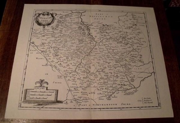 Image for Map of Leicestershire.