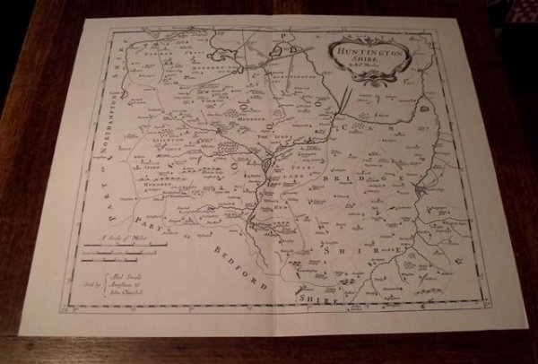 Image for Map of Huntingtonshire.