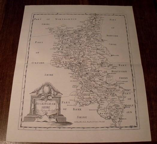 Image for Map of Buckinghamshire.