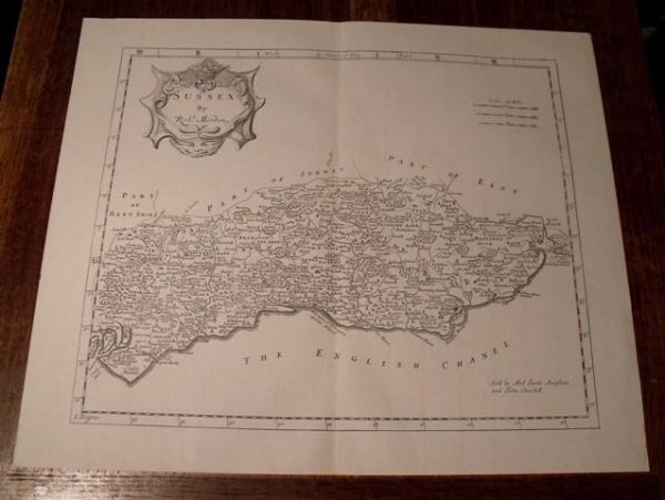 Image for Map of Sussex.