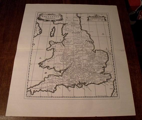Image for Map of Britannia. Saxonica. England.