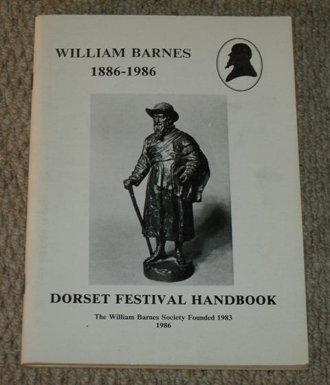 Image for William Barnes. 1801-1886 a handbook. Dorset Festival Handbook.