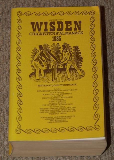 Image for Wisden Cricketers' Almanack 1985. 122nd edition.