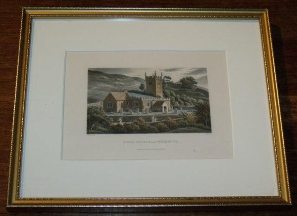 Image for Upway (sic) Church near Weymouth. Aquatint.