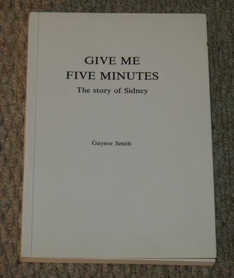 Image for Give Me Five Minutes. The story of Sidney.
