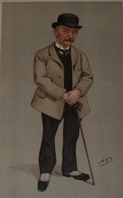 Image for ORIGINAL LITHOGRAPH by SPY: THOMAS HARDY. “Tess”. 4.6.1892. (Literary)