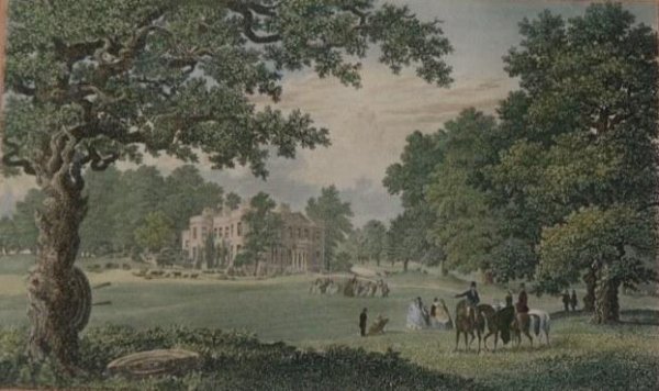 Image for Uddens House. Dorset. the Seat of Colonel Greathed. to whom this plate is respectfully dedicated.