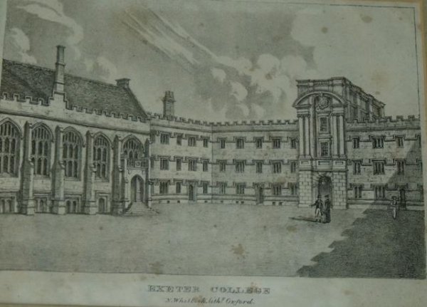 Image for Exeter College. N.Whittock. Lithg. Oxford.