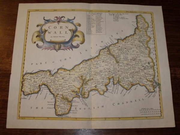 Image for Map of Cornwall.