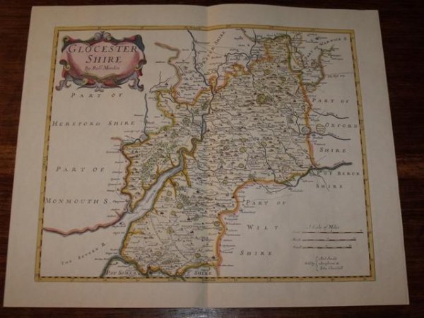 Image for Map of Glocestershire.