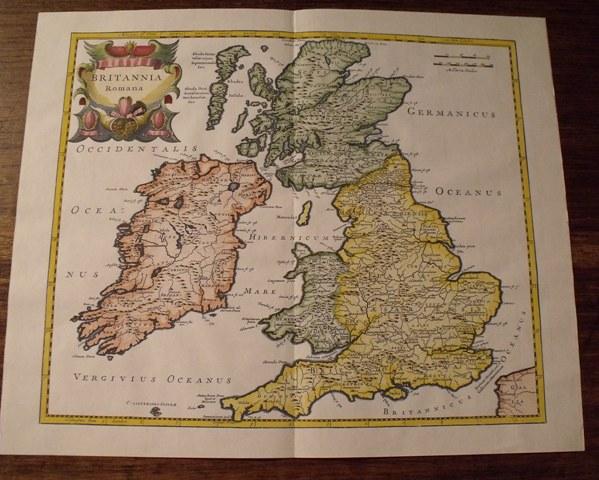 Image for Map of Britannia. Romana. England.