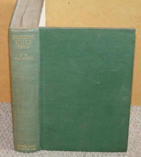 Image for Europe Since 1870. With a foreword by James T.Shotwell.