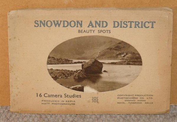 Image for Snowdon and District Beauty Spots. 16 Camera Studies produced in Sepia Matt Photogravure.