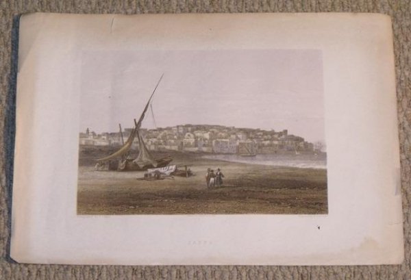 Image for Jaffa. Engraving taken from a photograph and printed in colour.