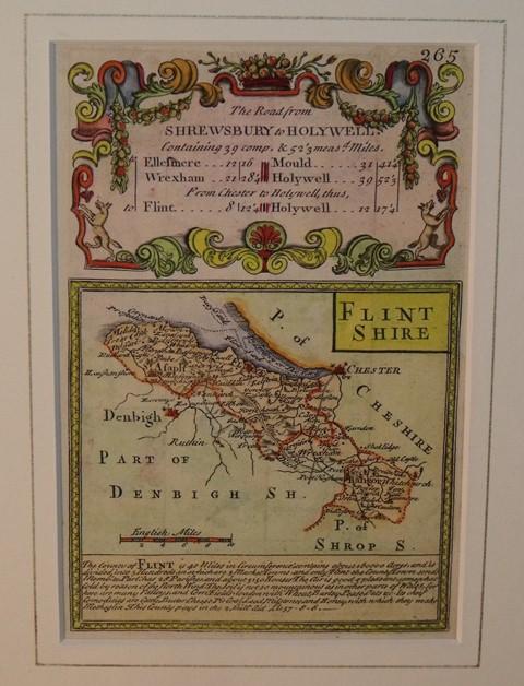 Image for Miniature county map: FLINTSHIRE. From: BRITANNIA DEPICTA.