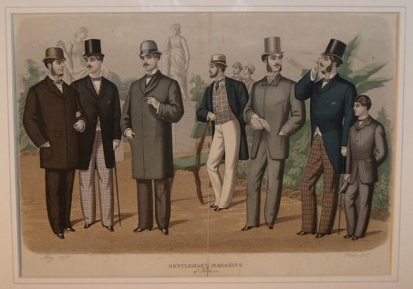 Image for Gentleman’s Magazine of Fashion. Plates 1 and 2.