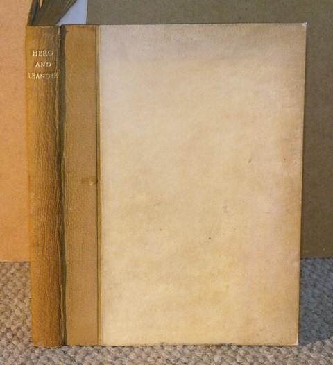 Image for Hero and Leander. A poem begunne by Christopher Marlowe and finished by George Chapman. Limited edition.