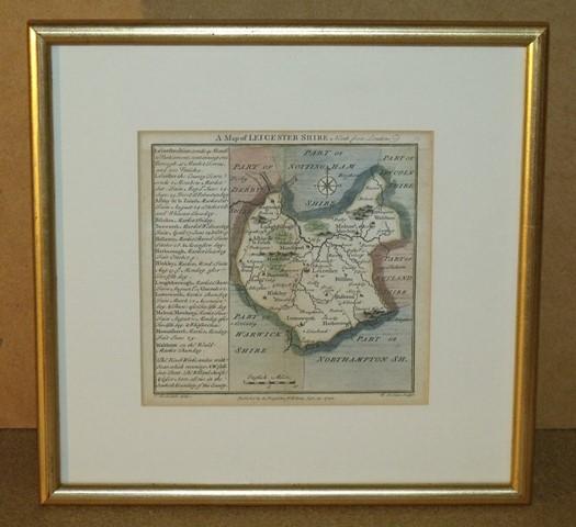Image for A Map of Leicestershire.