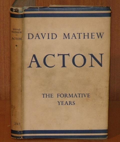 Image for Acton. The Formative Years.