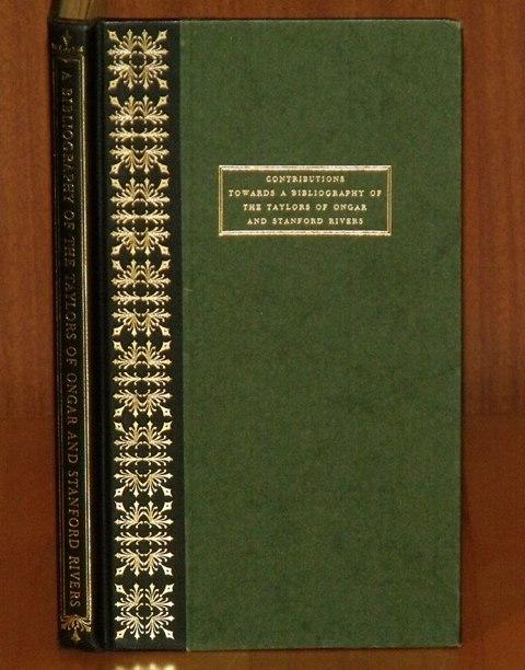 Image for Contributions Towards a Bibliography of The Taylors of Ongar and Stanford Rivers.