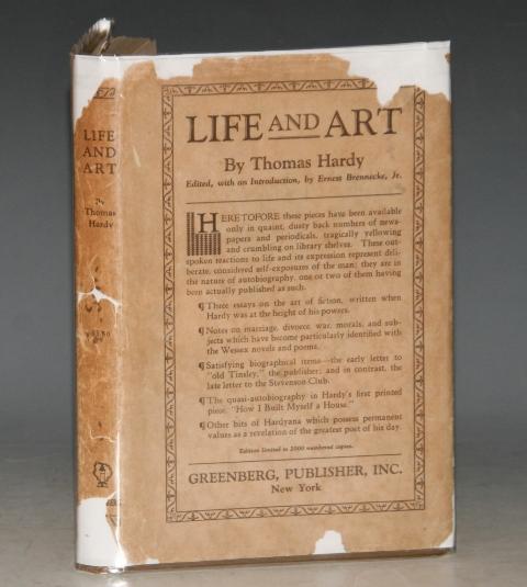 Image for Life and Art. Essays Notes and Letters Collected for the first time. Edited with an introduction by ERNEST BRENNECKE, JR.