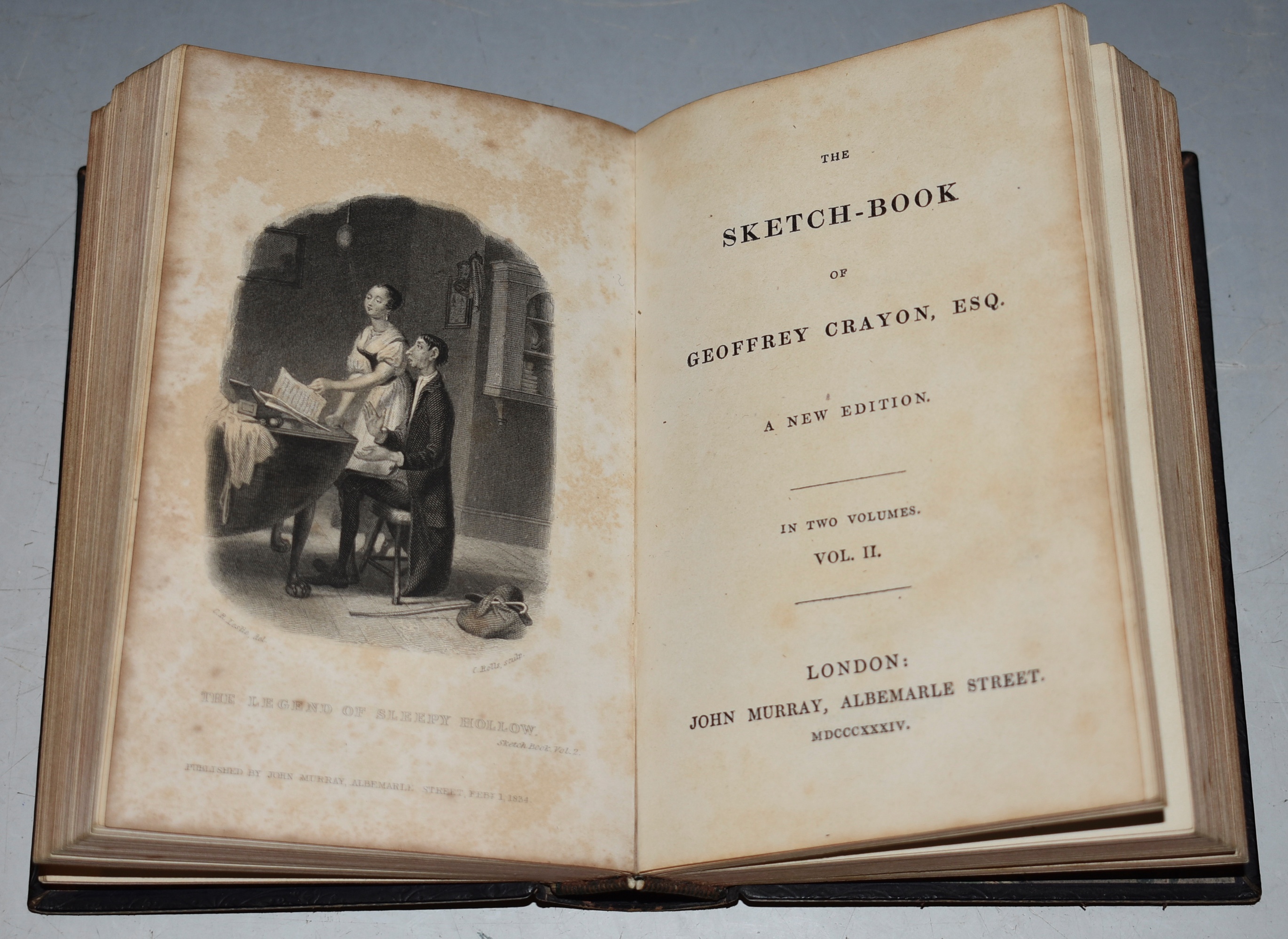 The Sketch-Book of Geoffrey Crayon, Gent. New Edition, In Two Volumes ...