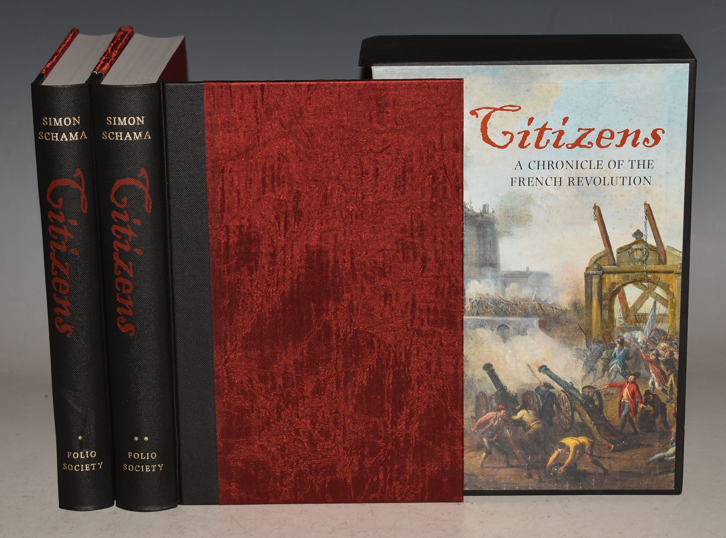 Volumes　Citizens　the　A　Two　Chronicle　of　French　Revolution.　in　Slipcase.
