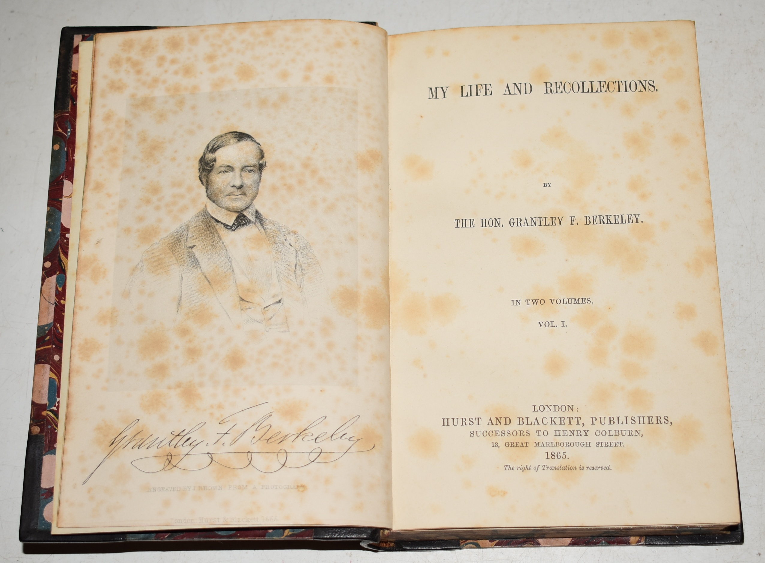 My Life and Recollections In Two Volumes.