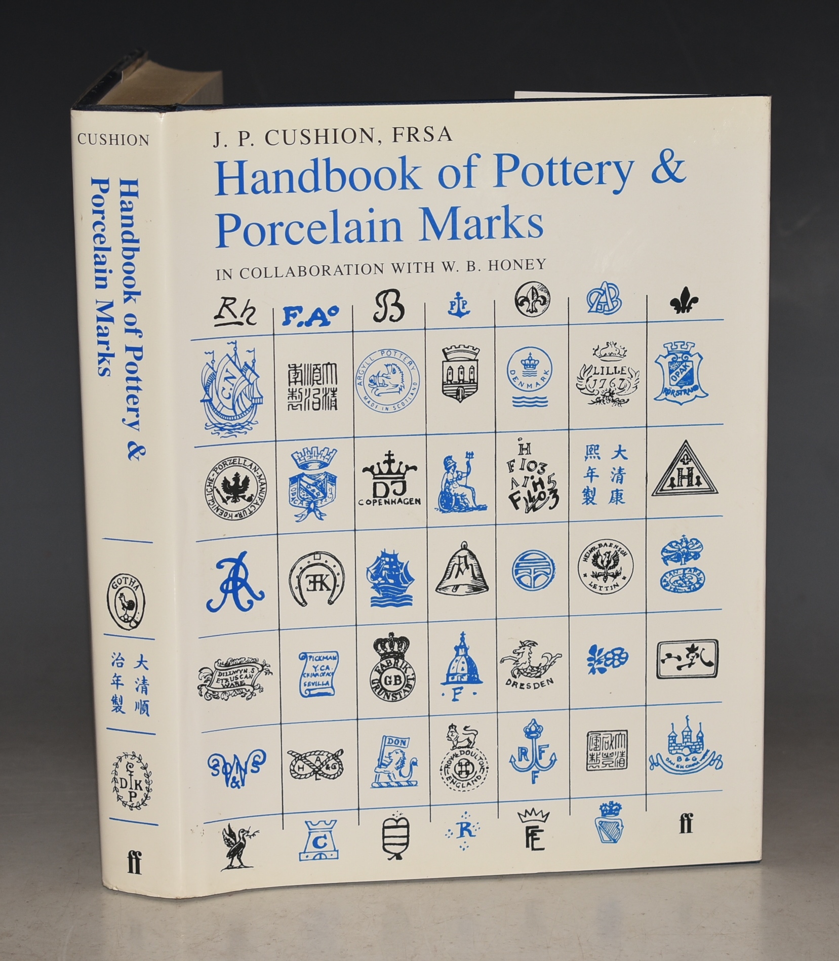 Handbook Of Pottery And Porcelain Marks. In Collaboration with W.B.HONEY