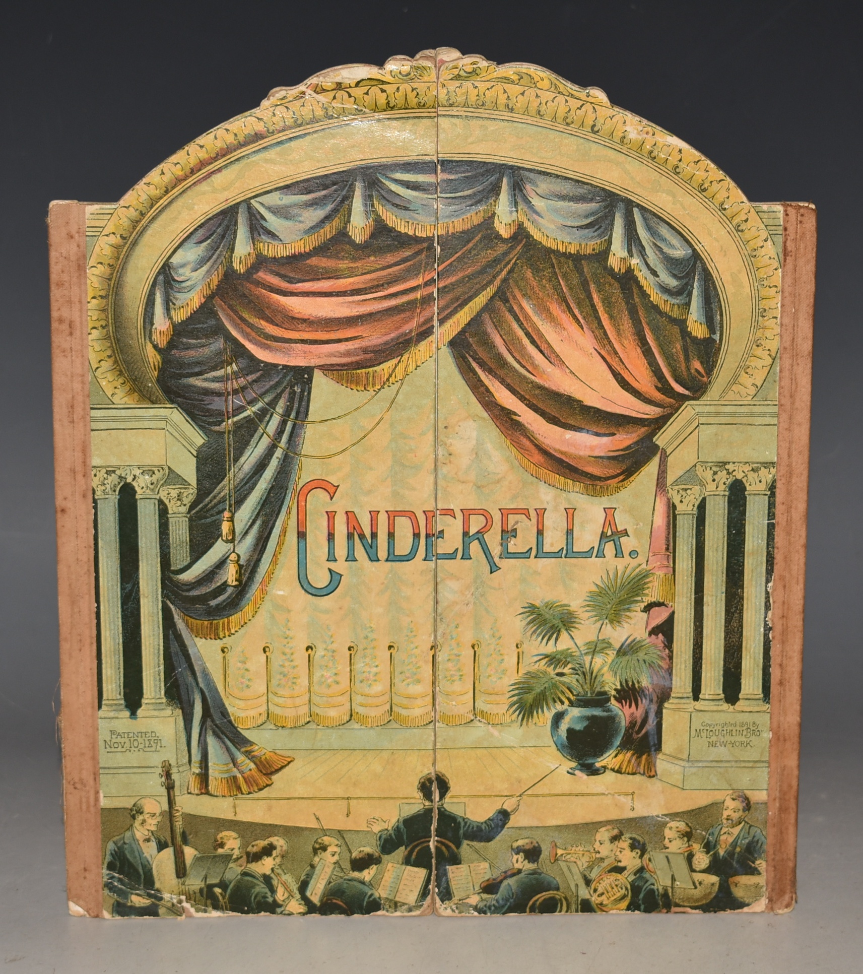 Cinderella Scarce Victorian Theatre Pantomime Toy Book.